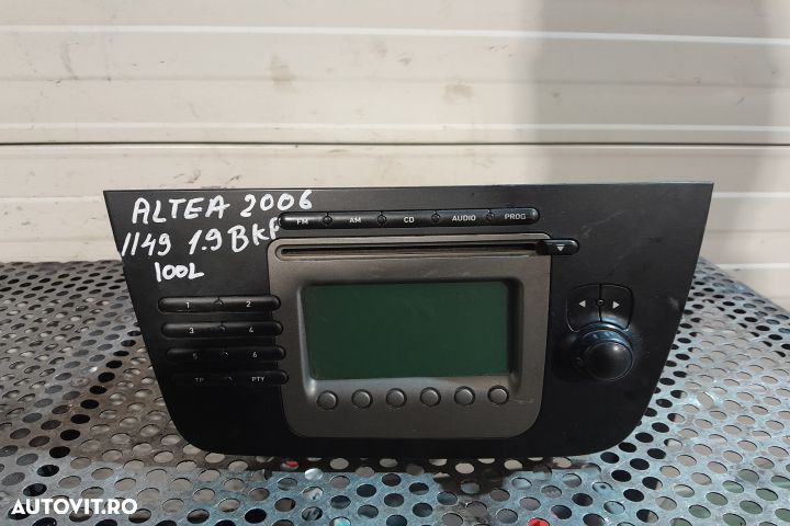 Radio cd 5P2035186A Seat Altea 1 [2004 - 2009] Minivan 1.9 TDI MT (10 - 1