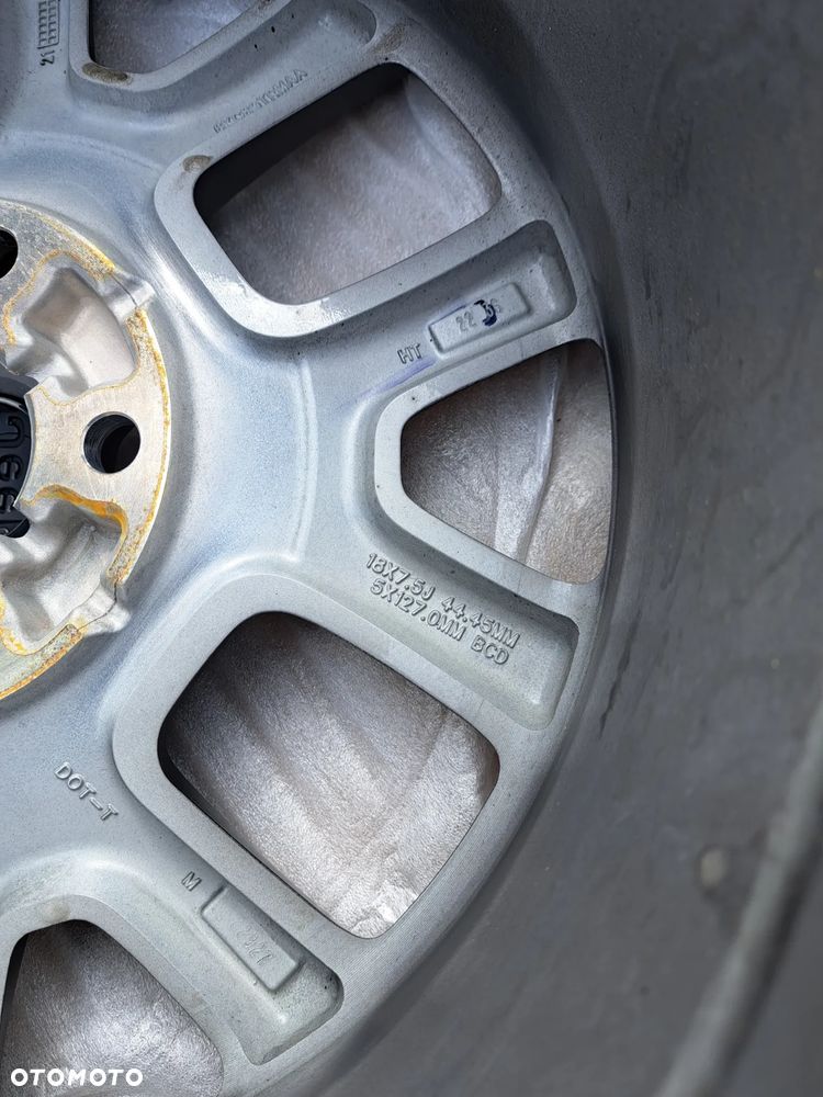 Felgi Aluminiowe Jeep Gladiator Wrangler JL 18x7.5J 44.45MM 5x127 6KC89TRMAA Felgi Aluminiowe Jeep Wrangler JL Gladiator 7.5Jx18 ET 44.45 5x127 6KC89TRMAA - 10