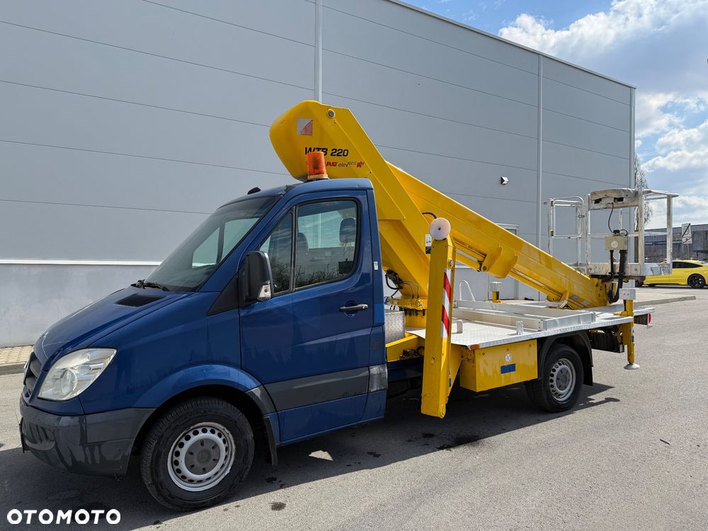 Mercedes-Benz Podnośnik Koszowy Wumag WTB 220 22 metry 14 w Bok Pilot UDT Palfinger zwyżka jak Gsr Ruthmann Multitel - 3