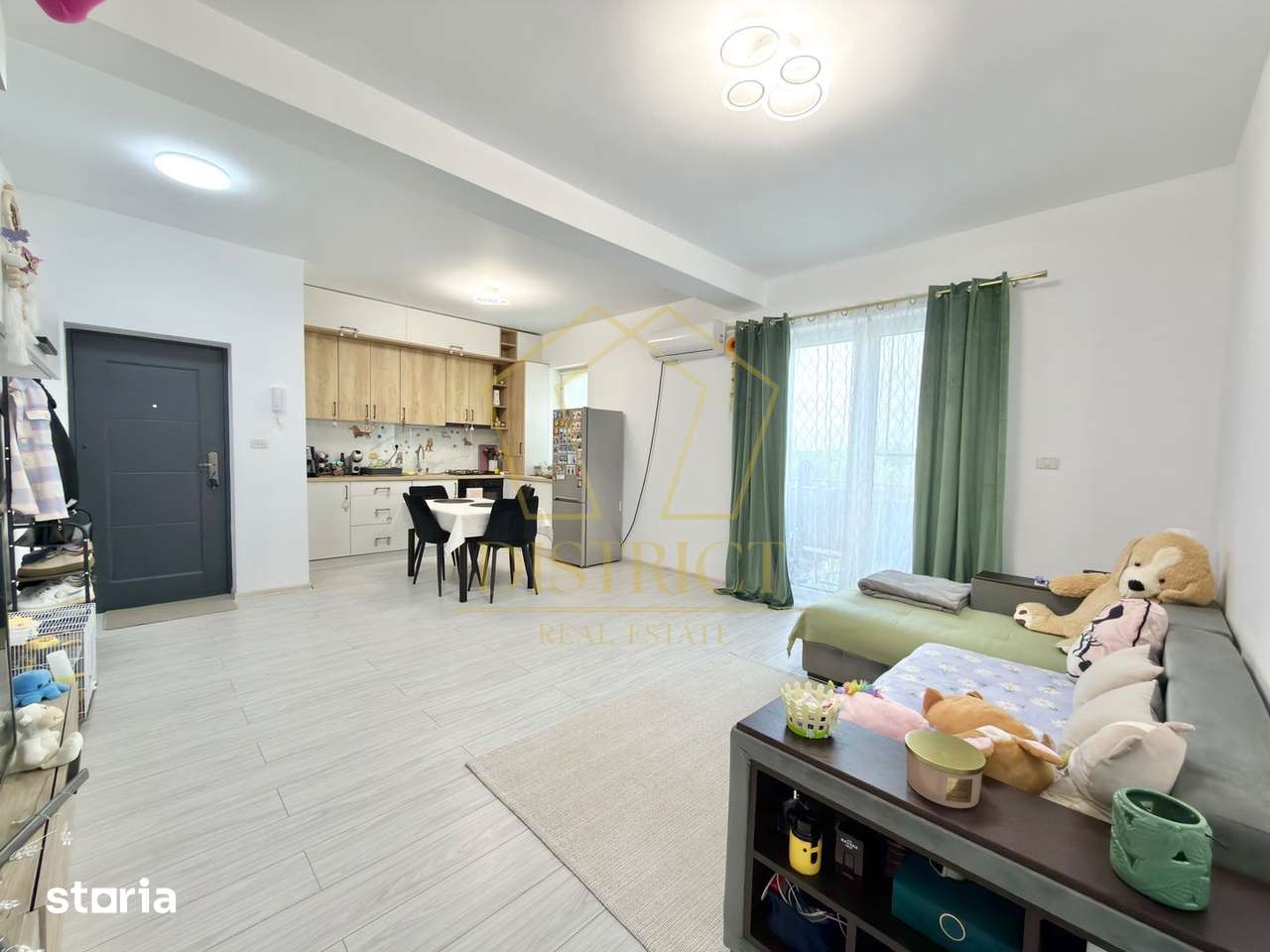Apartament cu 2 camere mobilat si utilat la etaj intermediar in Giroc — fotografia 1