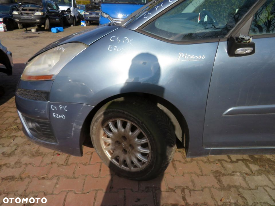 MASKA ZDERZAK BŁOTNIKI LAMPY C4 PICASSO I EZWD  CITROEN 2006-2010 SZARY PRZÓD KOMPLETNY - 5