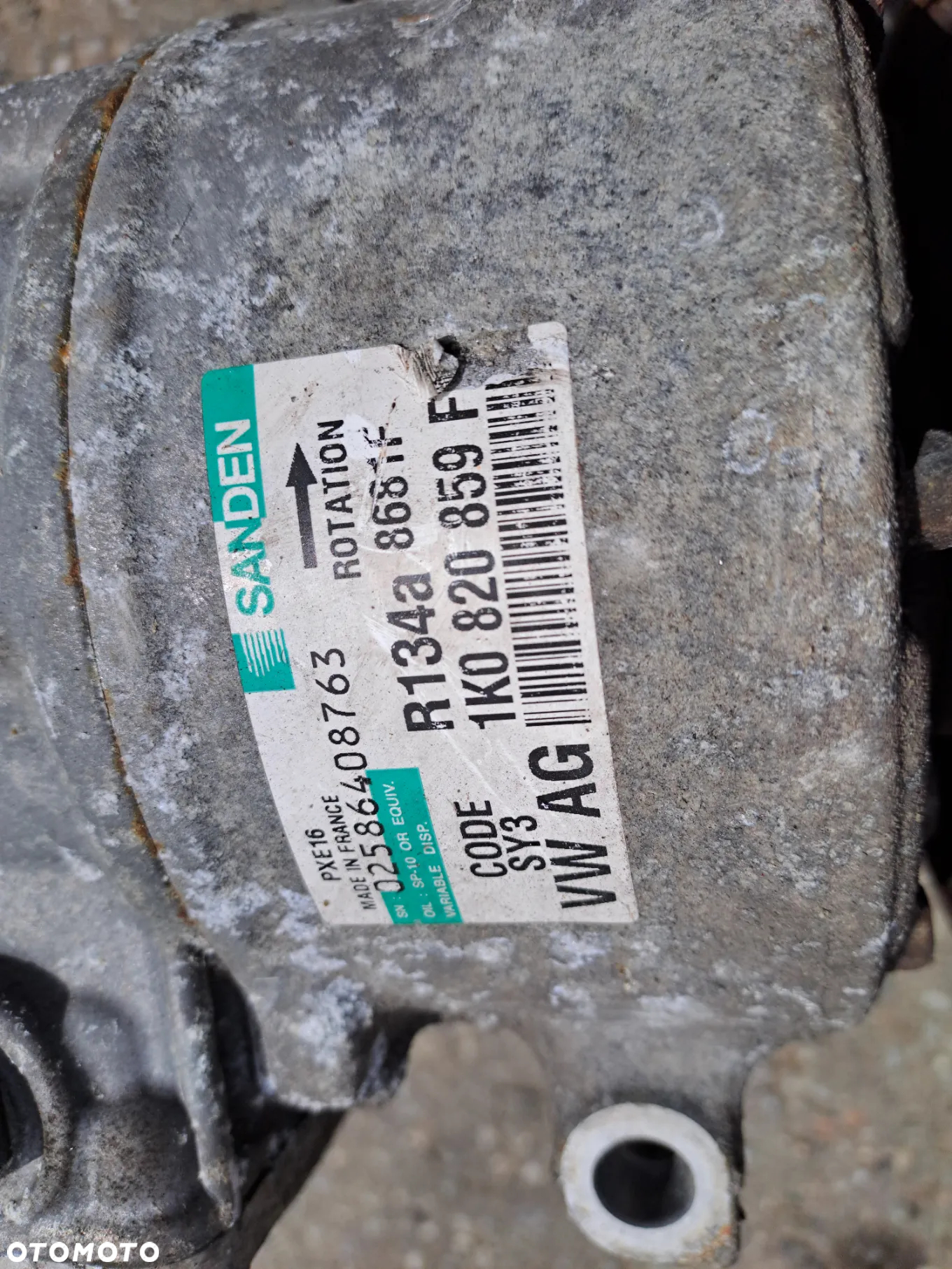 Audi A3 8P sprężarka kompresor klimatyzacji 1K0820859F - 11