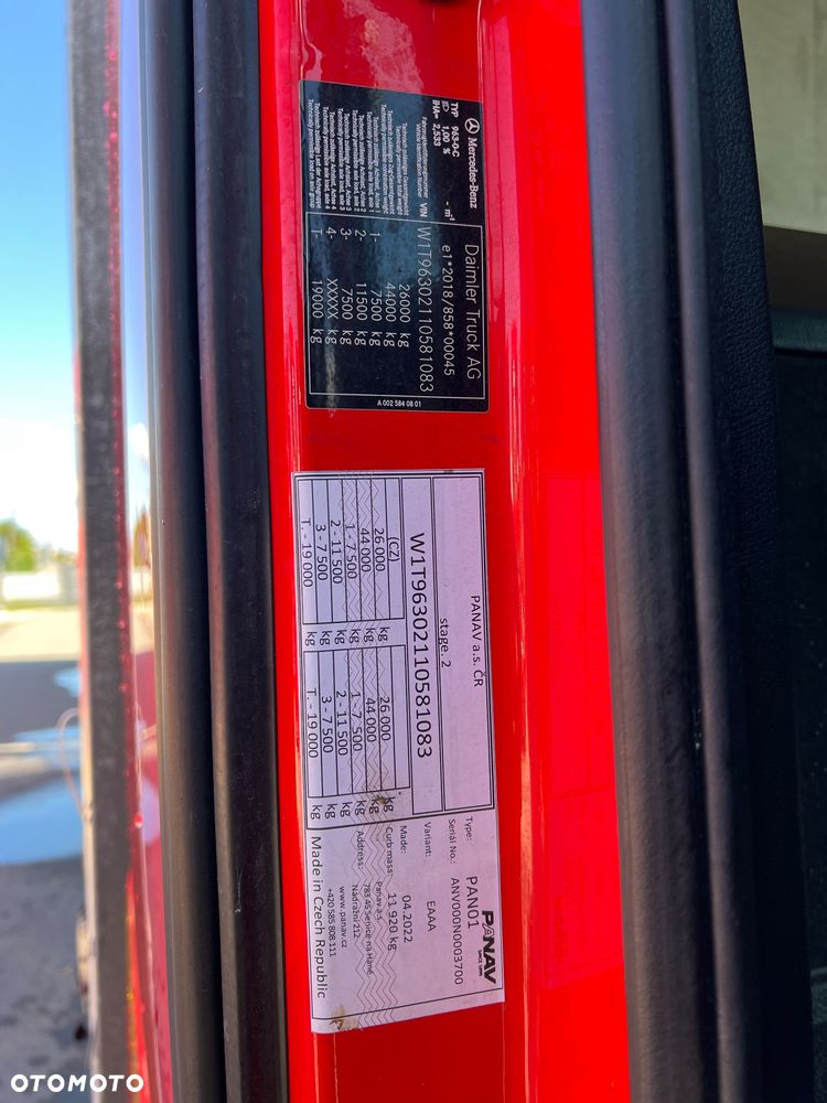 Mercedes-Benz ACTROS  MP5 euro6 6x2 jumbo zestaw  76 palet 120m - 20