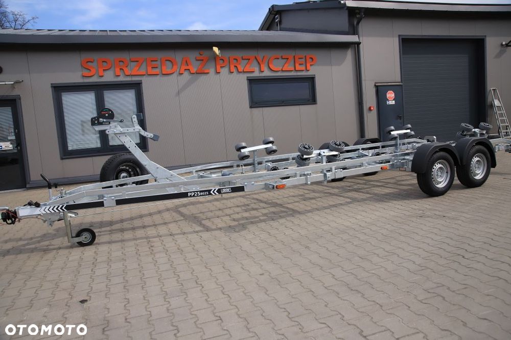 Lorries Przyczepa Podłodziowa PP25-8025 Do Łodzi Max 7,8 M DMC 2700 kg Tylne Lampy LED - 17
