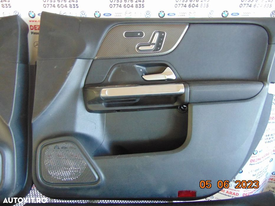 Fete usi Mercedes GLB X247 dupa 2019 tapiterie fete usi interioare fat - 3