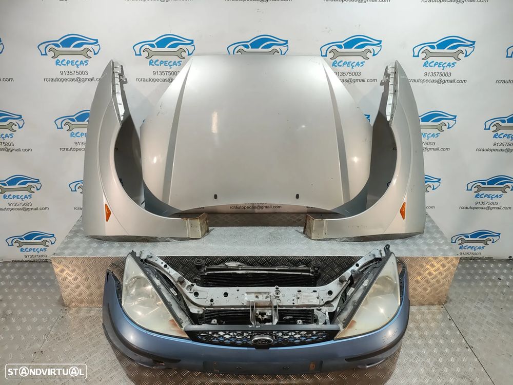 FRENTE COMPLETA FORD FOCUS 1 I MK1 FASE 2 II FACELIFT CAPOT PARACHOQUES GUARDA-LAMAS OTICAS RADIADOR VENTILADOR FRENTE FIBRA REFORÇO - 23