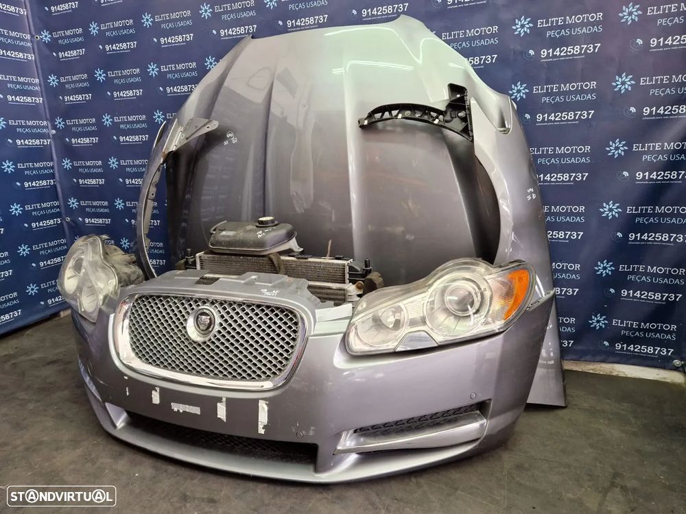 Frente completa usada JAGUAR XF X250 2.7D parachoques guardalamas capot oticas radiadores - 1