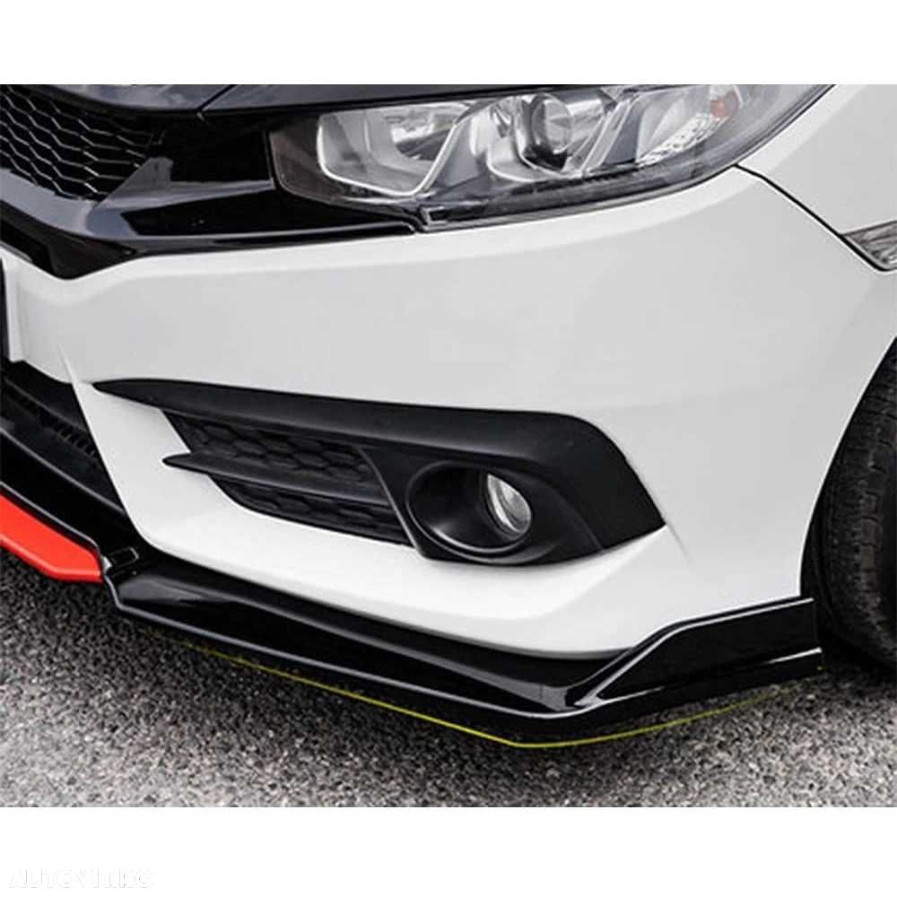 Spoiler/LIP/prelungire bara fata tuning rosu,galben,albastru,negru,gri - 5
