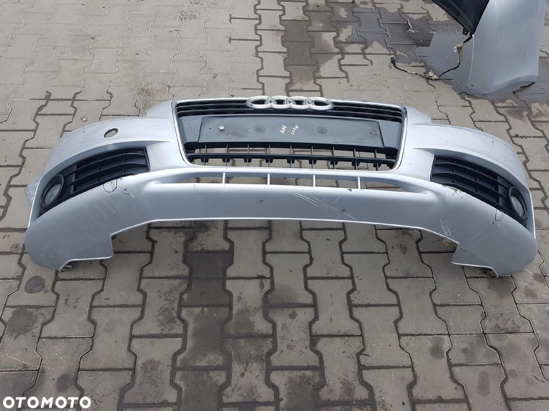 AUDI A4 B8 08-11r ZDERZAK PRZÓD PRZEDNI GRILL - 2