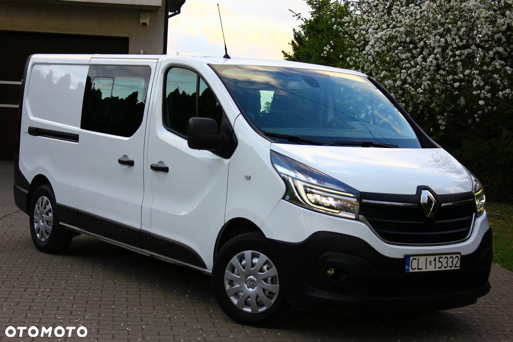 Renault TRAFIC 2.0 DCI 140KM 6 OSÓB BRYGADÓWKA LONG L2H1 FV23% - 1