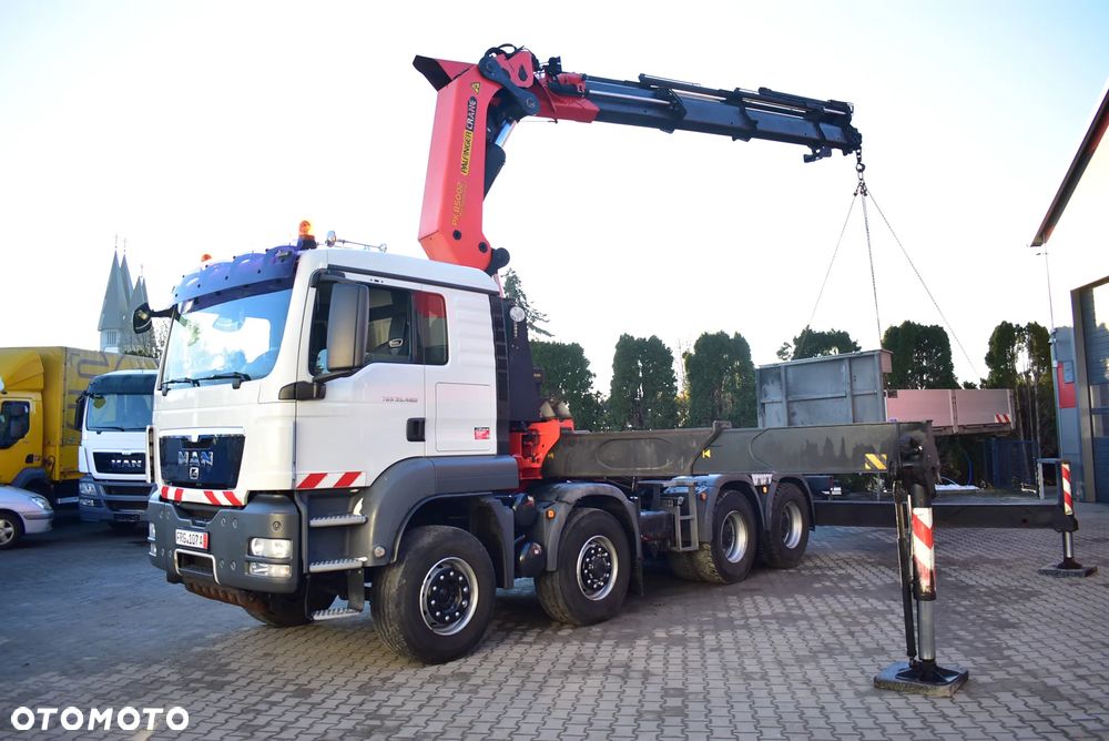 MAN TGS 35.480 / 8x6 H/ Skrzynia+Palfinger PK 85002 / Pilot/ Sprowadzony z Niemiec ! Stan wzorowy ! - 20