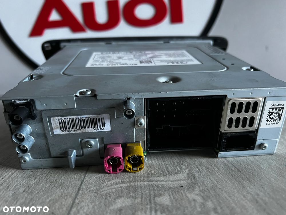 AUDI Q3 I RADIO NAWIGACJA 8U1035192B WYŚWIETLACZ LCD EKRAN WINDA 8U0857273E LIFT - 4