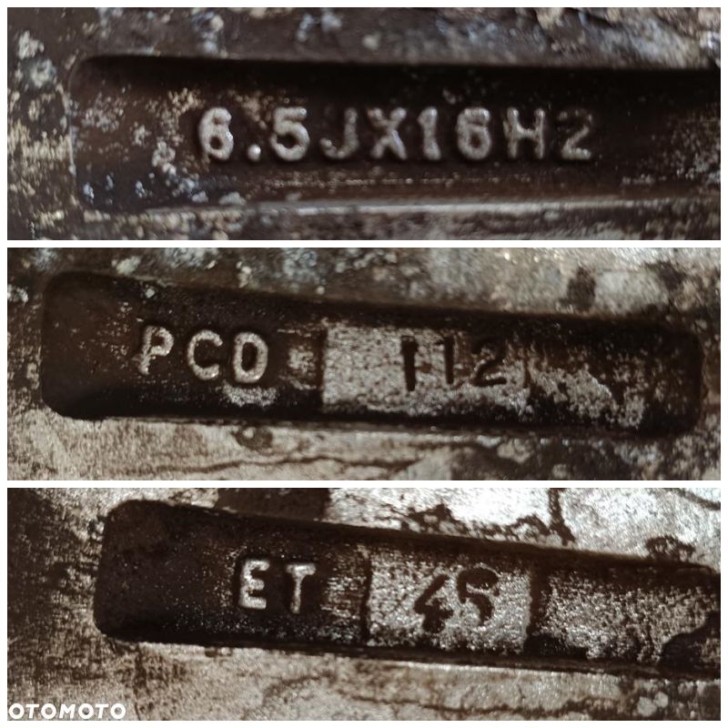 Alufelgi 5x112 16 Audi Vw Skoda Seat 4szt (F8671) - 8