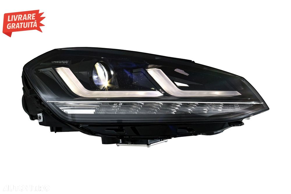 Faruri LEDriving Osram Full LED VW Golf 7 VII (2012-2017) Negru pentru Faruri Xeno- livrare gratuita - 6