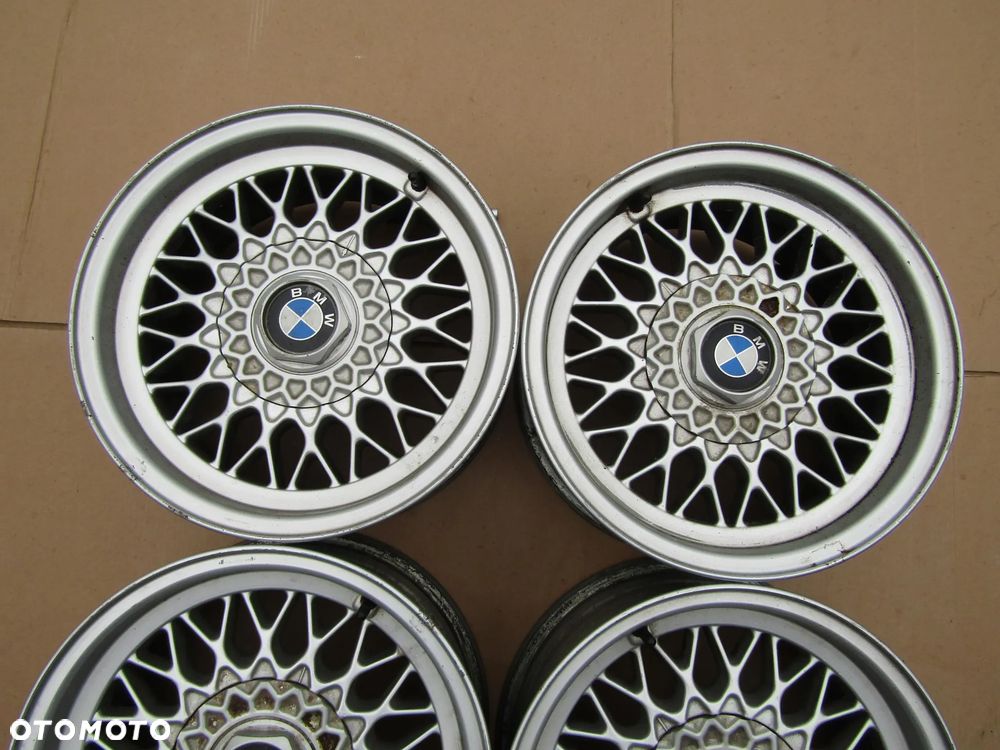 4x Felgi Aluminiowe 15 BMW E21 E24 E34 7 j 5x120 ET20 piasta 72,1 m 1179774 - 4
