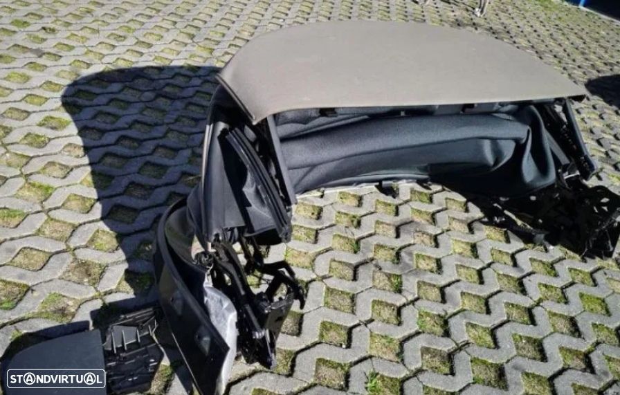 Audi TT / TTS 8S Cabrio 2016–2019 Capota Completa + Mecanismo (Castanho) OEM - 7