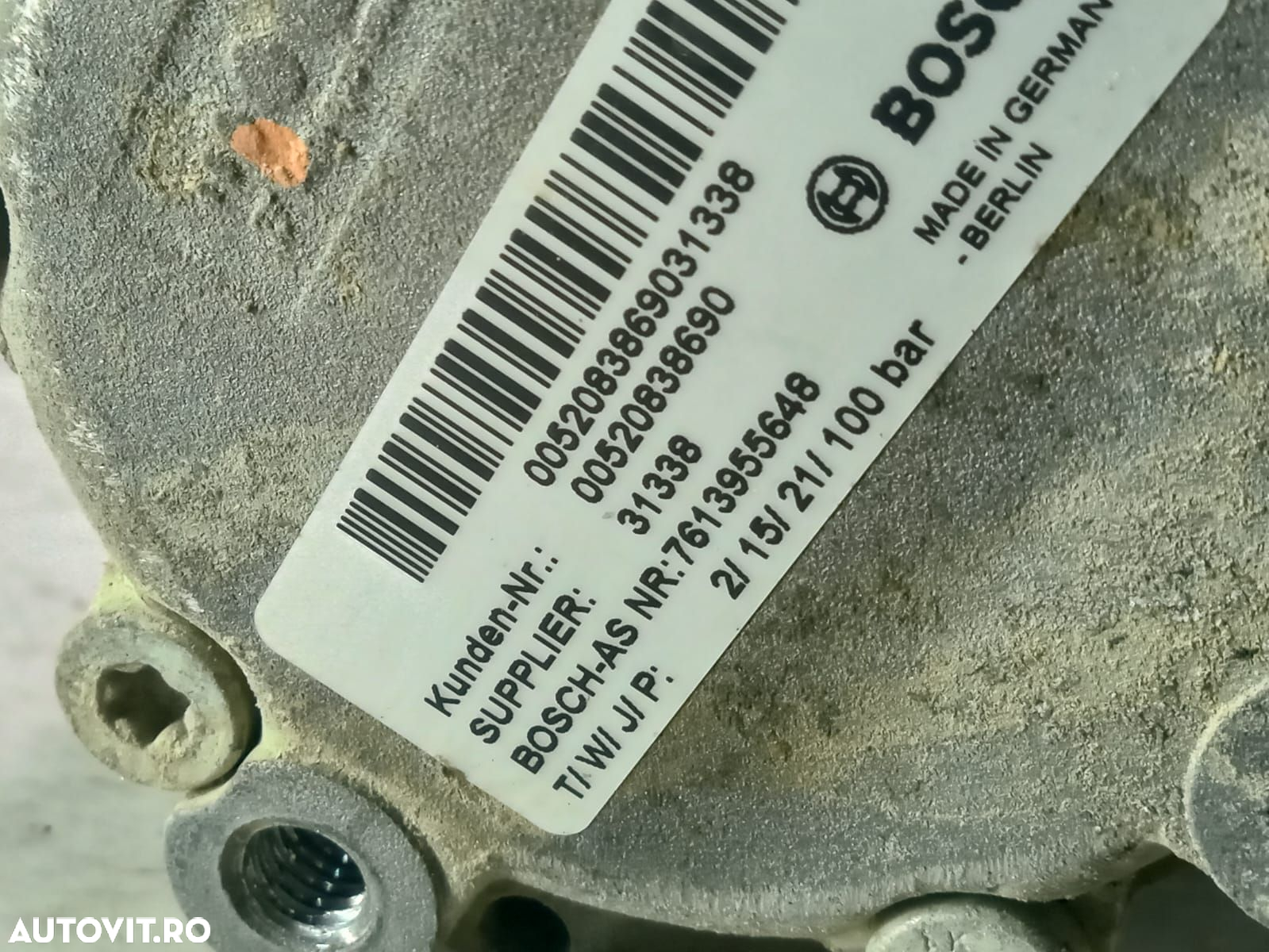 Pompa servodirectie 7613955648 Fiat Doblo 2 [facelift] [2015 - 2021] - 3