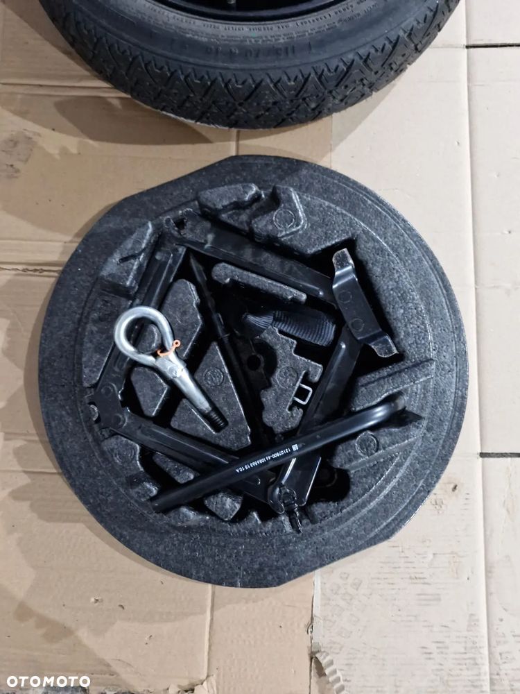 Koło dojazdowe zestaw lewarek klucz Opel Meriva B II 5x110 benzyna - 3