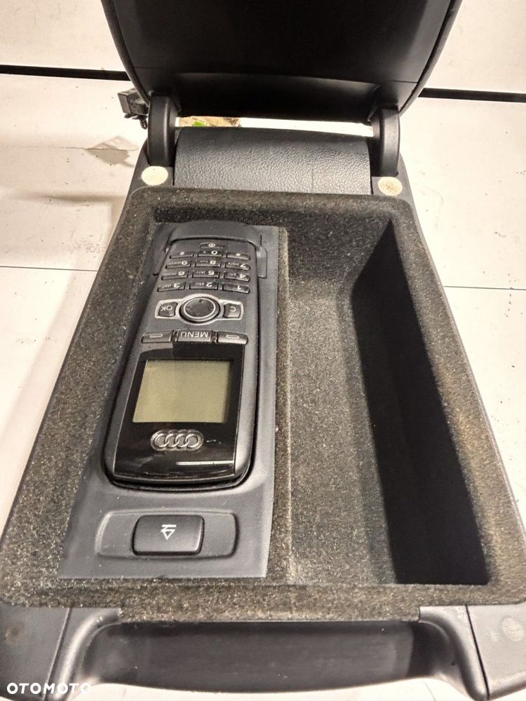 SCHOWEK PODŁOKIETNIK CZARNY TELEFON AUDI SPRAWNY Audi A6 C6 - 1