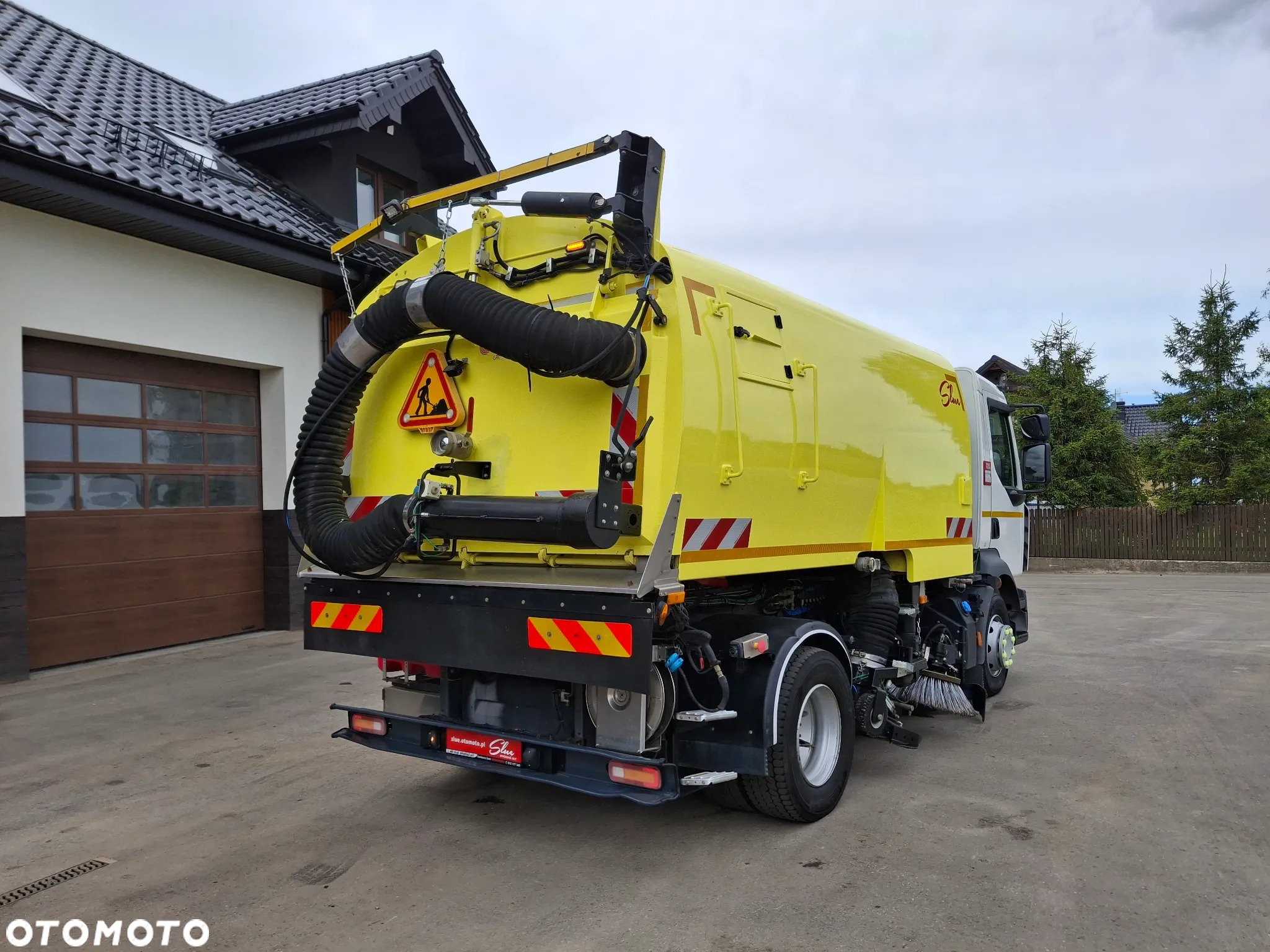Renault D16 Midlum Zamiatarka SEMAT Zoeller FAUN Karcher Listwy Wysokiego Ciśnienia Szczotki L/R Rura Do Liści 2017r EURO 6 - 6