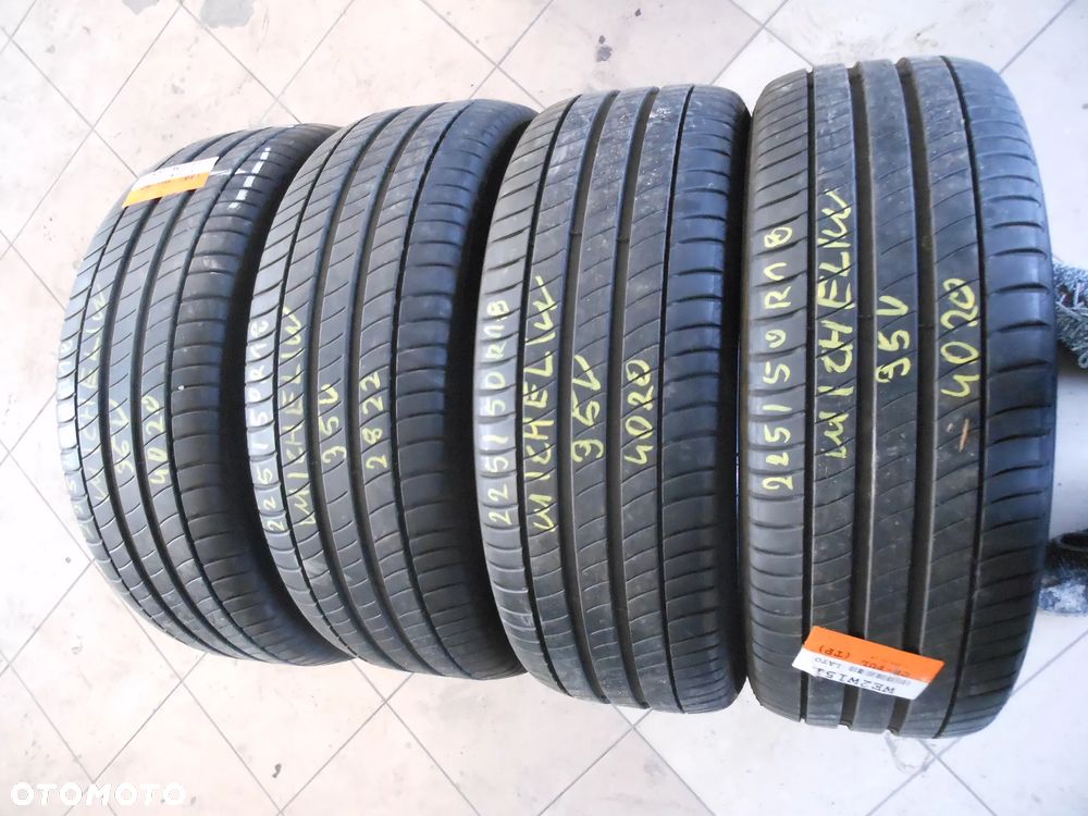 Opony 225/50r18 michelin primacy 3 6,3mm lato komplet - 1