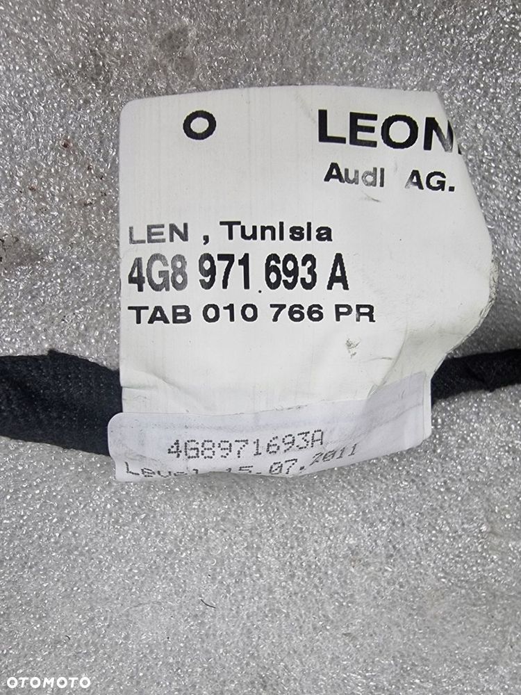 WIĄZKA TAPICERKI LEWY TYŁ AUDI A7 4G8 4G8971693A - 4