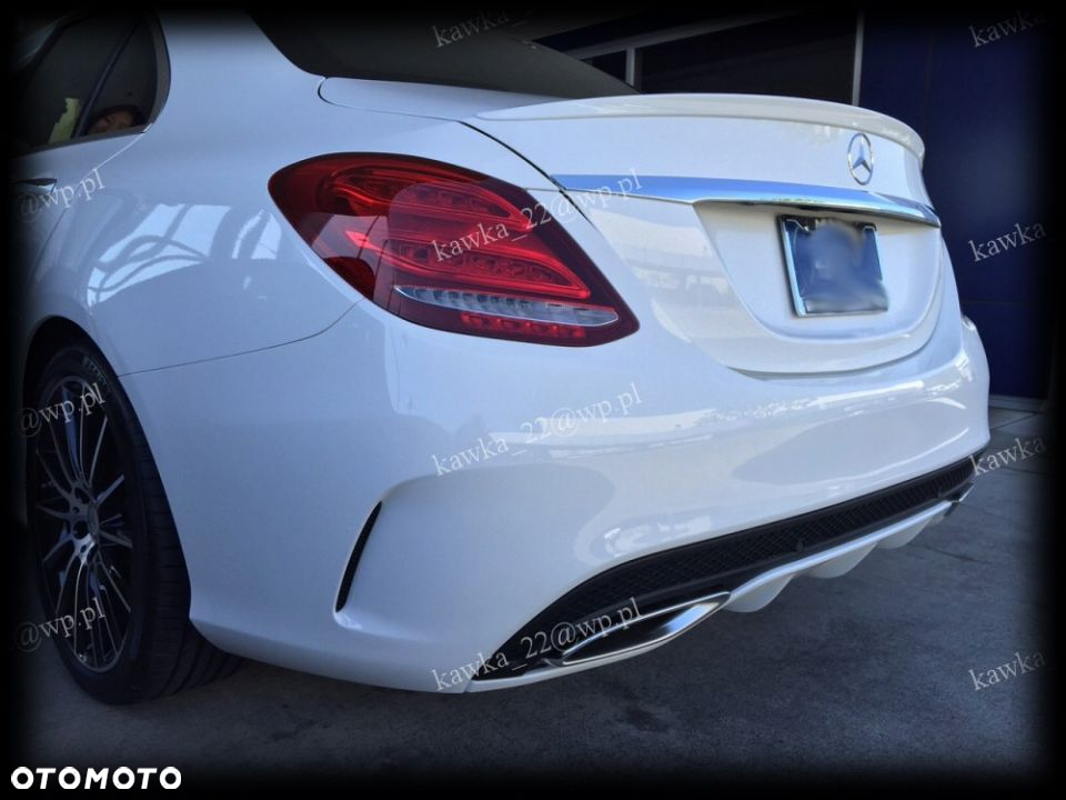 MERCEDES W205 SPOILER AMG LOTKA NA KLAPĘ PODKŁAD!! - 6