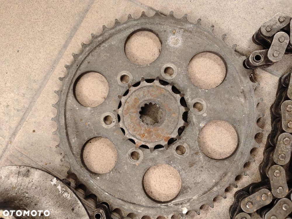 Suzuki Bandit GSF 1200  napęd podnóżek zacisk tył rozrusznik dekiel - 8