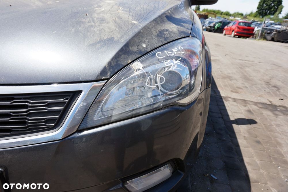 MASKA ZDERZAK BŁOTNIKI LAMPY CEED I LIFT 5K  KIA 2009-2012 CZARNY PRZÓD KOMPLETNY - 24