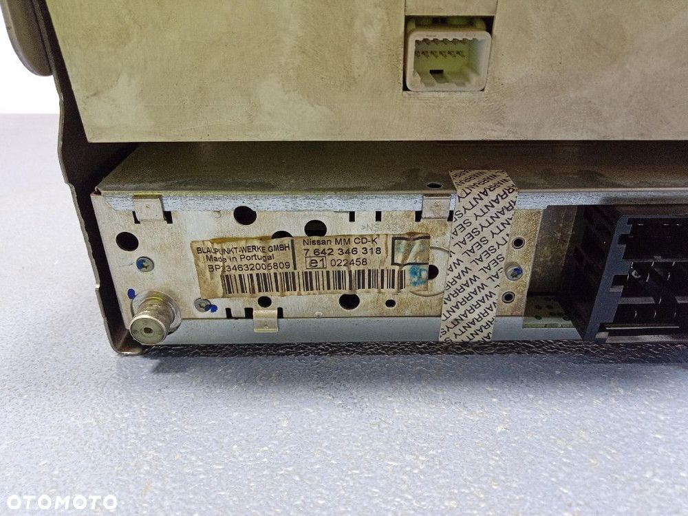 NISSAN MICRA K12 RADIO FABRYCZNE CD OEM WYŚWIETLACZ 7642346318 - 8