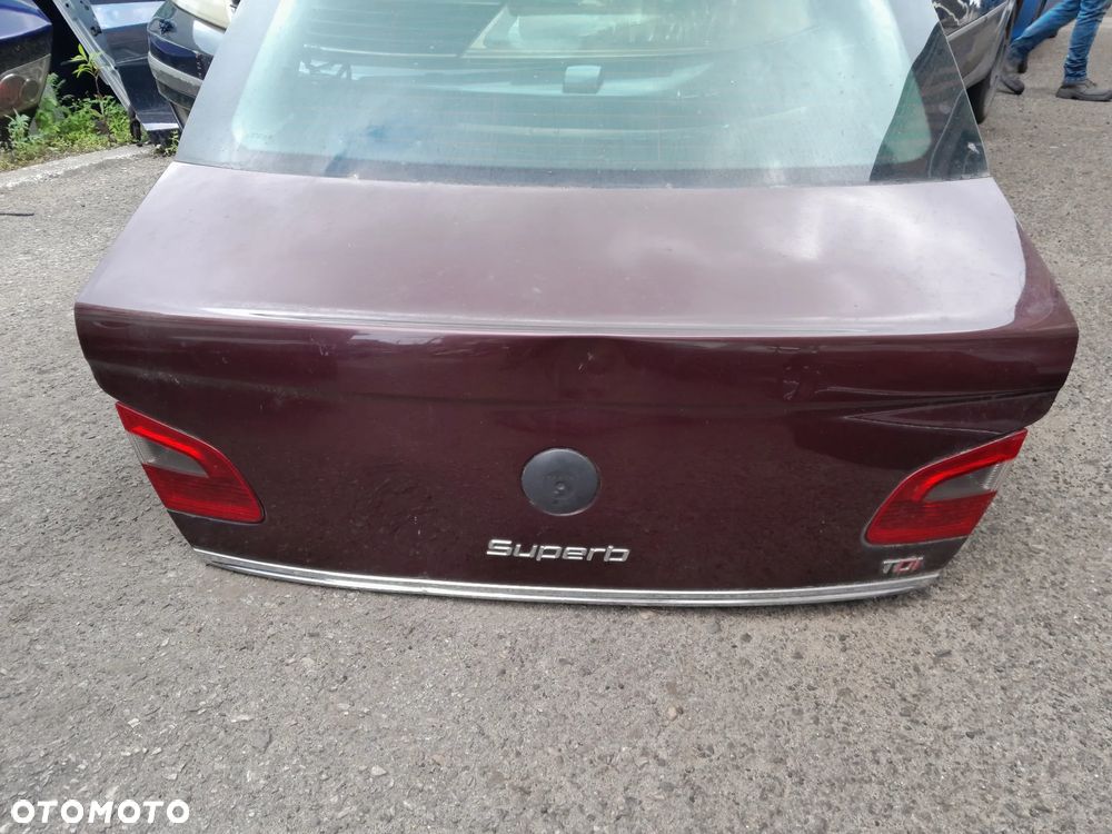 Klapa tylna pokrywa bagażnika SKODA Superb II 08-13r. 9893 Sedan HB - 4