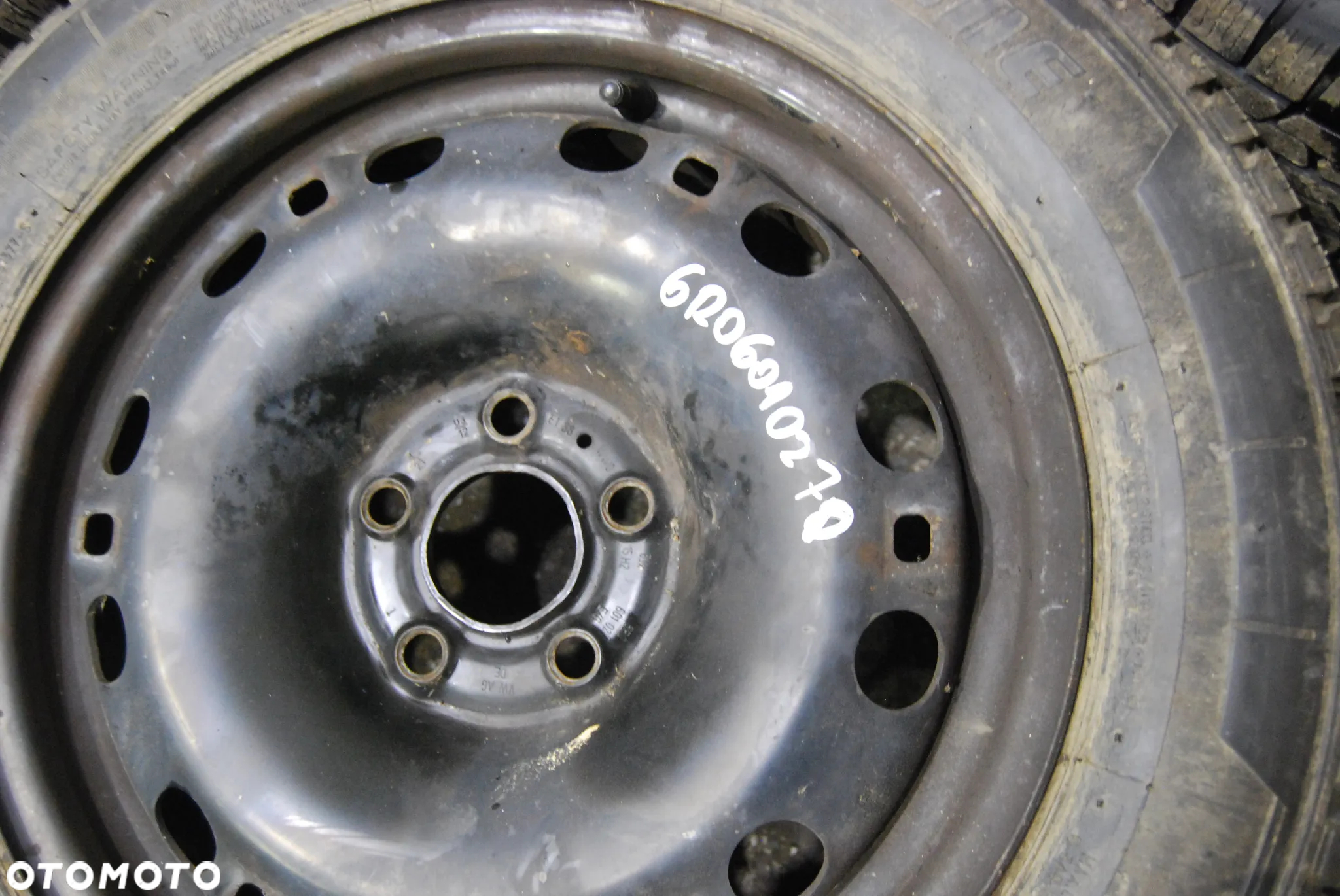 FELGI STALOWE 6R0601027D 5X100 ET38 6J SEAT IBIZA IV VW POLO V - 6