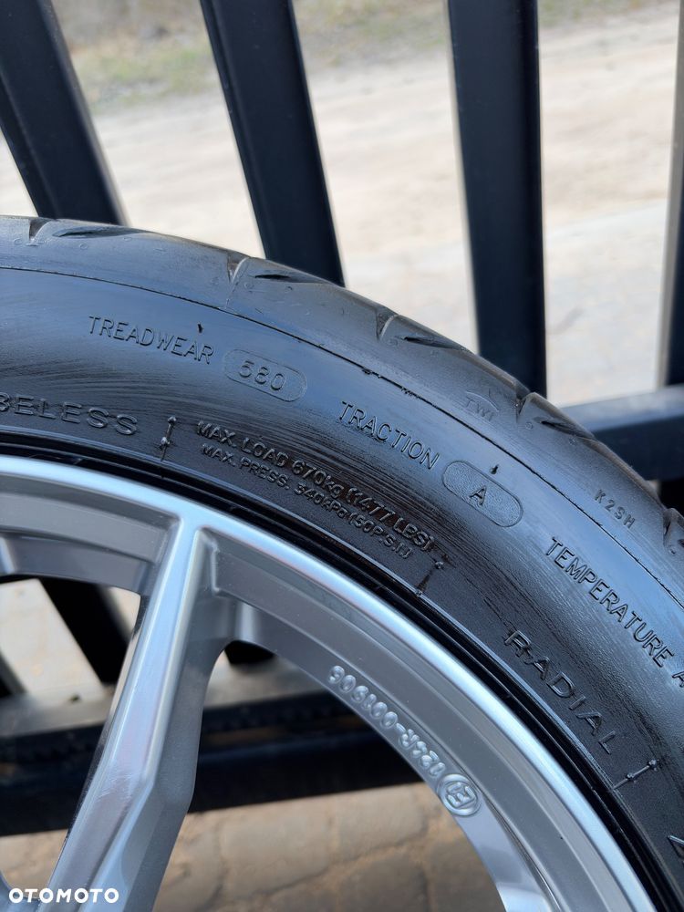 Felgi Rial X12 17” 5x112 + opony 225/45 – 2 sezony, powłoka, bdb - 11