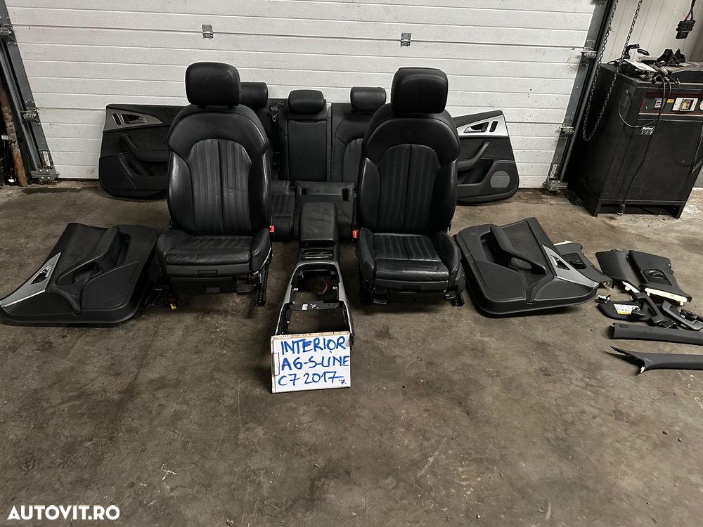Interior piele S-line AUDI A6 C7 combi an 2011-2018 - 1