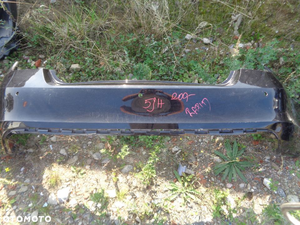 SKODA RAPID SEDAN LIFTBACK ZDERZAK TYŁ TYLNY 5JH - 1