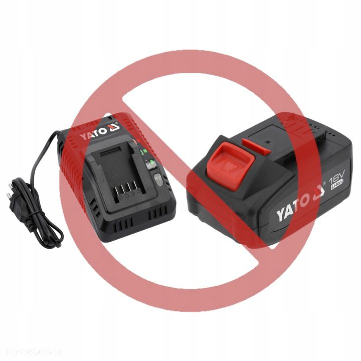 YATO KLUCZ UDAROWY AKUMULATOROWY BEZSZCZOTKOWY 18V 1200NM 1/2 ZAKRĘTARKA - 4