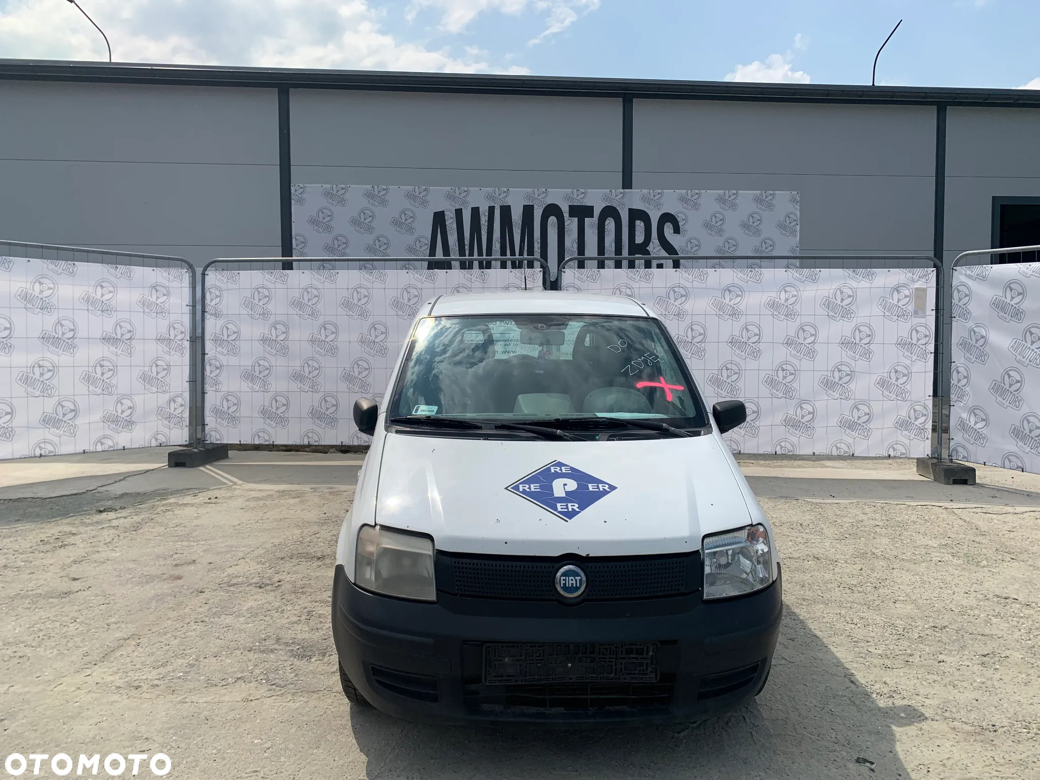 FIAT PANDA 2008 *SAMOCHÓD NA CZĘŚCI* 959  MASKA LAMPA DRZWI LUSTERKO ZDERZAK GRILL BŁOTNIK KLAPA BELKA PRAWE LEWE PRZÓD TYŁ - 2