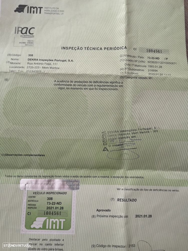 Mercedes-Benz W201 (1982-1993) 190 D 2.0 - 28