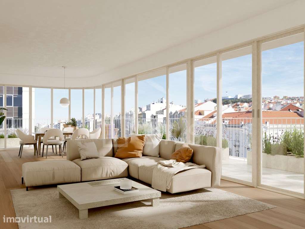 Apartamento T3 com varanda em novo empreendimento na Avenida Almira... - Grande imagem: 2/57
