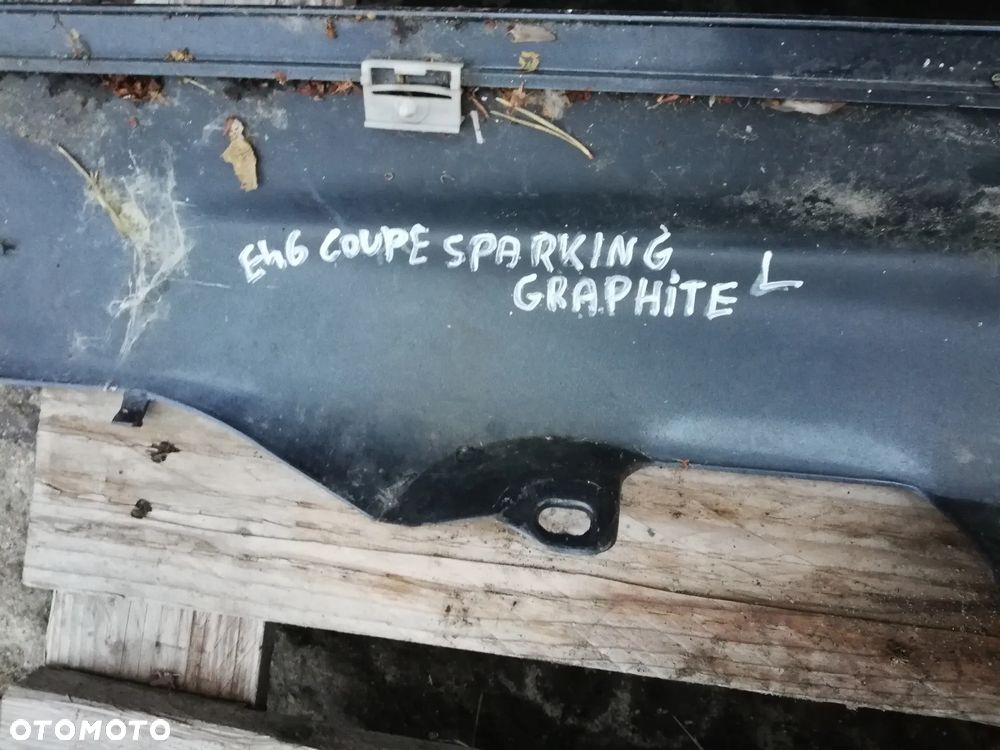 Listwa progowa BMW 3 E46 lewa próg Osłona coupe Sparking Graphite - 5