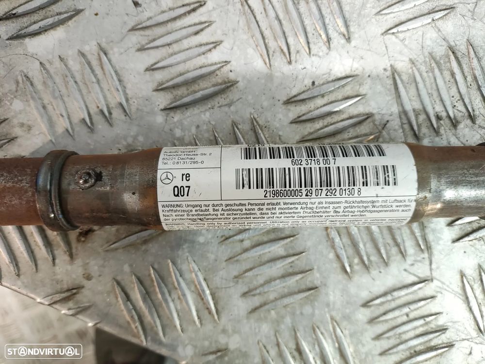 Conjunto Cortinas Laterais Airbag Esquerda Direita Mercedes Benz CLS C219 6023718007 6023718014 - 6