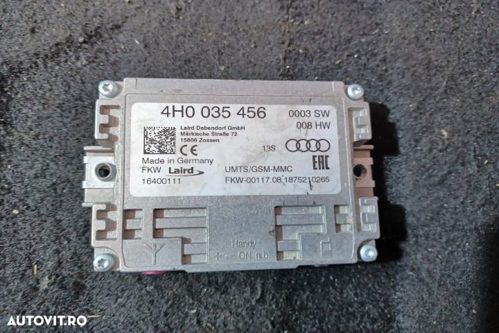 Amplificator antena radio 4H0035456 4H0035456 Audi A4 B8/8K [2007 - 2 - 3