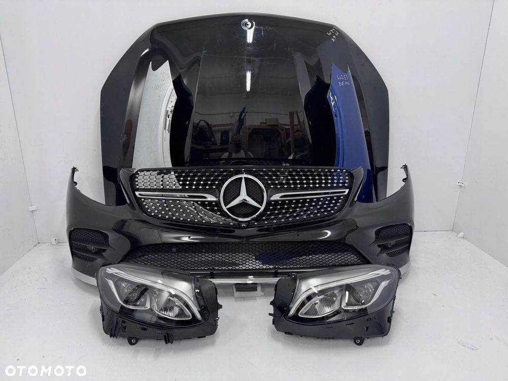 PRZÓD MERCEDES GLC X253 W253 A253 AMG MASKA ZDERZAK BŁOTNIKI LAMPY - 1
