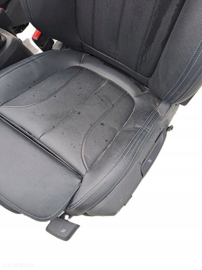 bmw f46 fotele siedzenia środek kanapa skóra m-pakiet 7 osób - 4