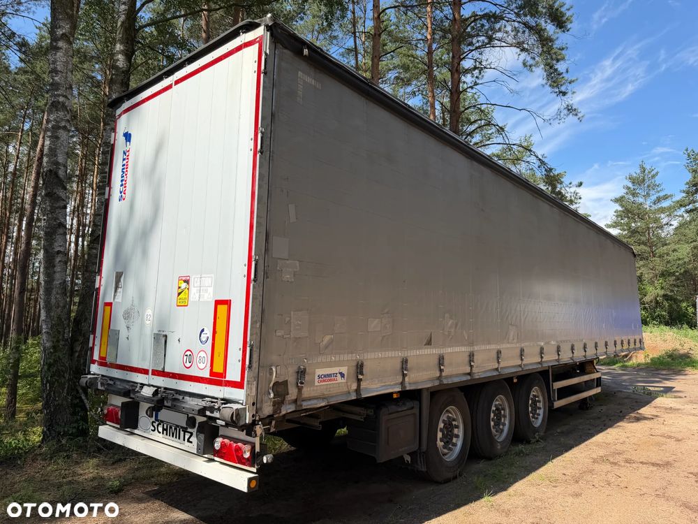 Schmitz Cargobull FIRANKA / PODNOSZONY DACH / PLANDEKA JAK NOWA / RAMA OCYNK / PEŁNE WYPOSAŻENIE DO ZAŁADUNKU PASY, MATY, NAROŻNIKI / 2 KOŁA ZAPASOWE / GOTOWA DO PRACY !! - 5