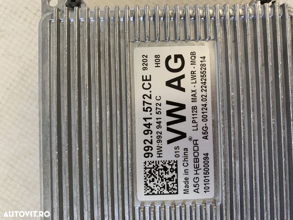 Droser, calculator  far full led Skoda Karoq 2017, 2018, 2019, 2020, 2021. cod origine OE 992941572CE. - 3