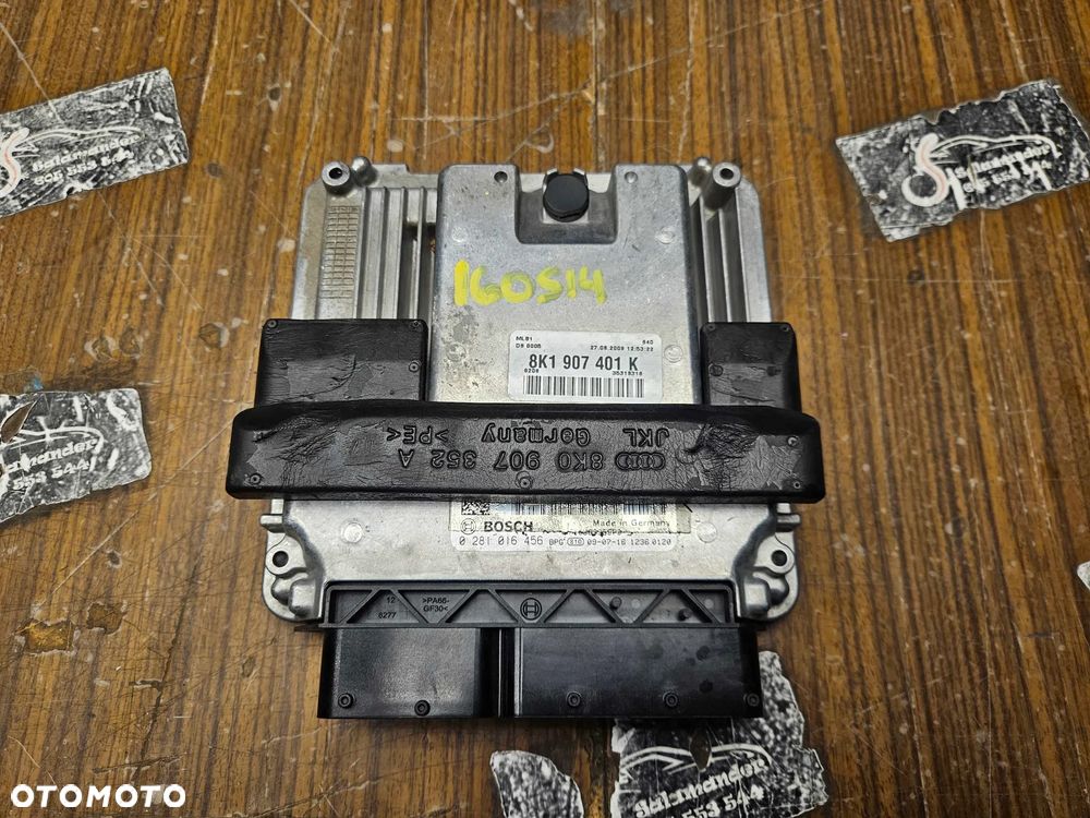 Komputer 8K1907401K 0281016456 Moduł Sterownik Silnika Silnik 2.7 TDI V6 Diesel Audi A4 B8 A5 Q5 - 3