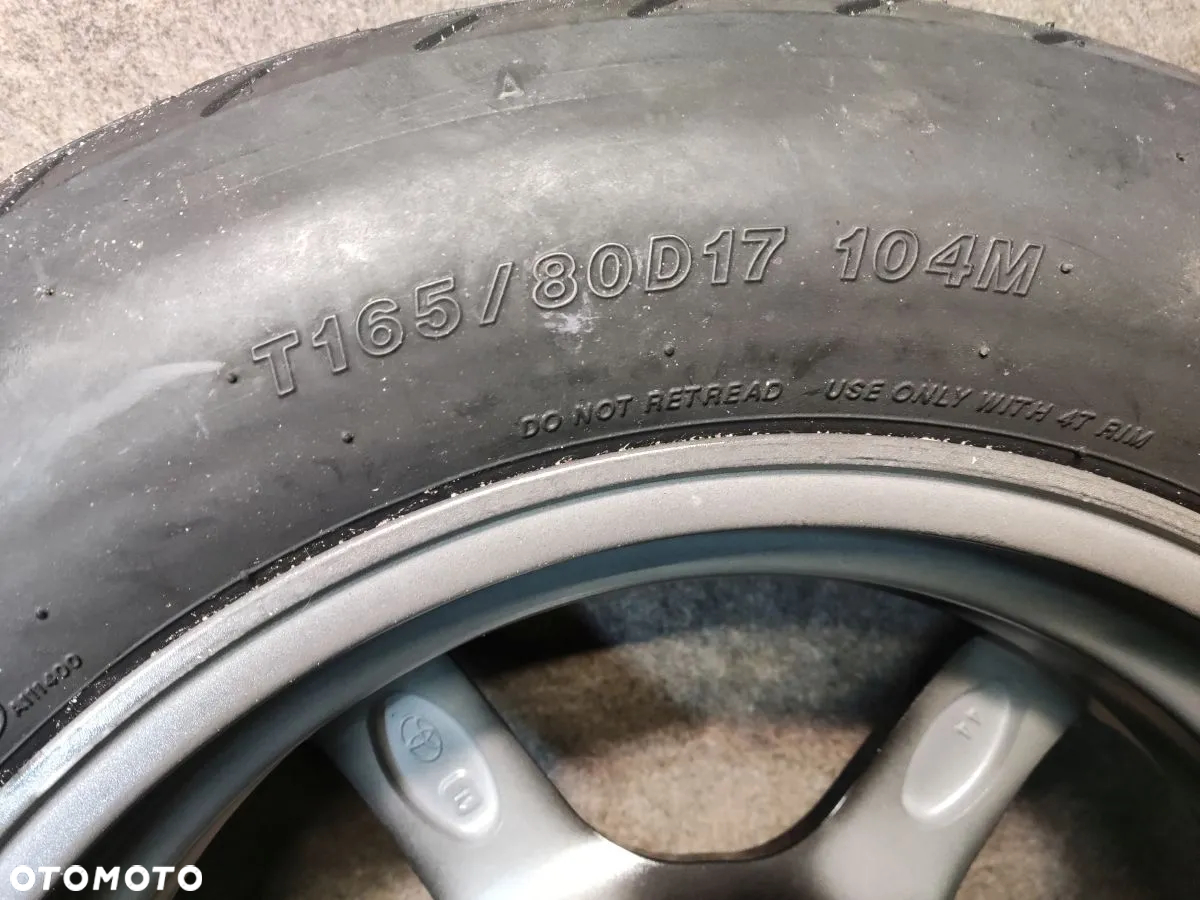 TOYOTA HIGHLANDER 20-24r Koło Dojazdowe Zapasowe 165/80 D17 - 5
