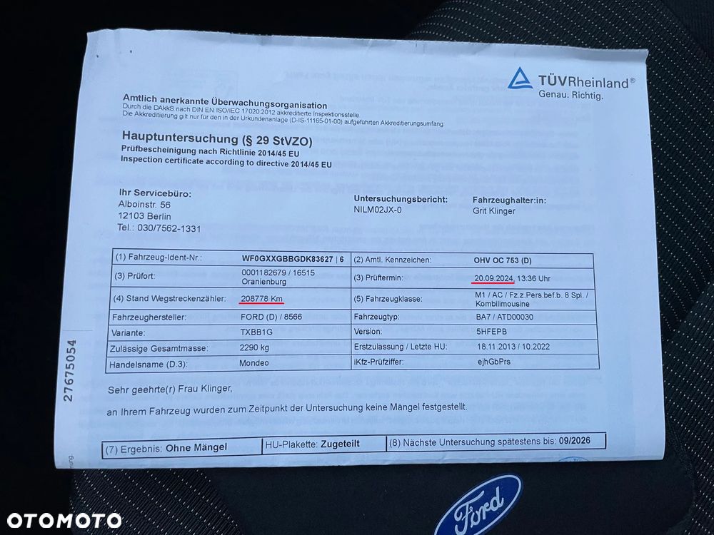 Ford Mondeo SW 2.0 TDCi Business Edition - 26