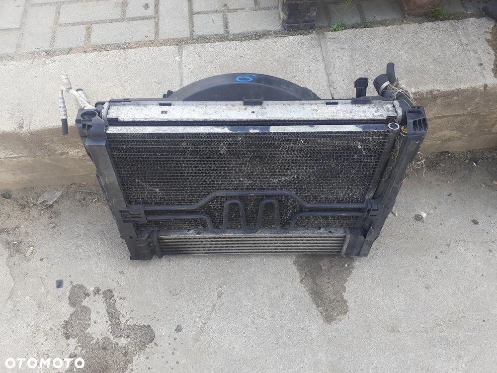 BMW E90 E91 E92 E93 E84 1.8D 2.0D 2.5D CHŁODNICA WODY CIECZY INTERCOOLER KOMPLET KLIMA - 1